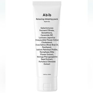 Abib Relaxing Sleeping Pack Bright Tube  NIB Sealed